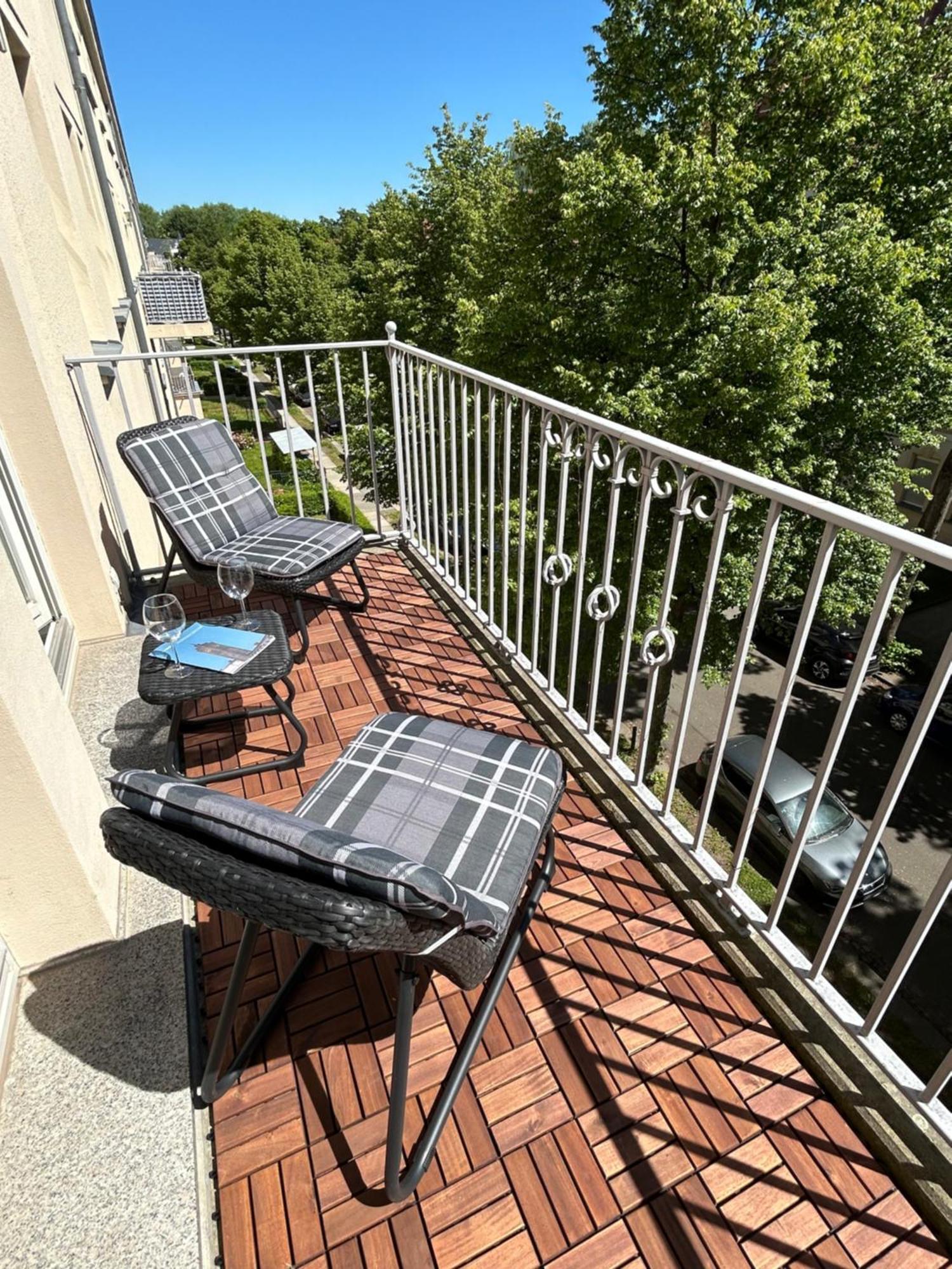 Ruhige Maisonettewohnung Auf Dem Kassberg Chemnitz Exterior photo